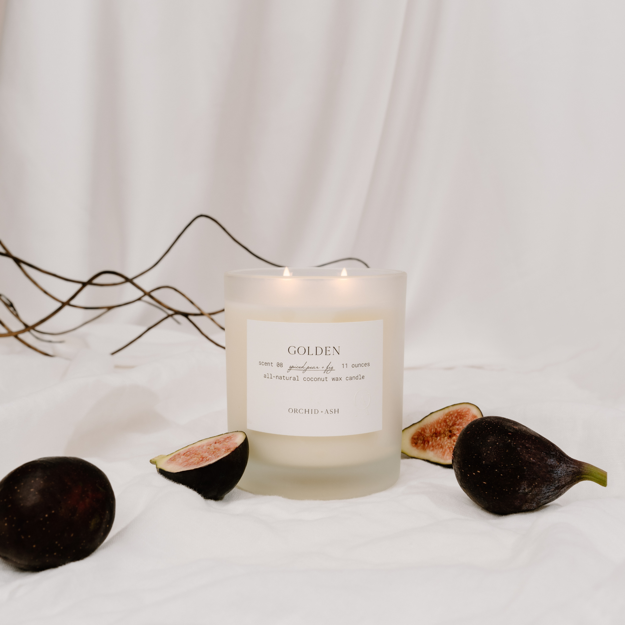 GOLDEN Natural Candle by Orchid + Ash