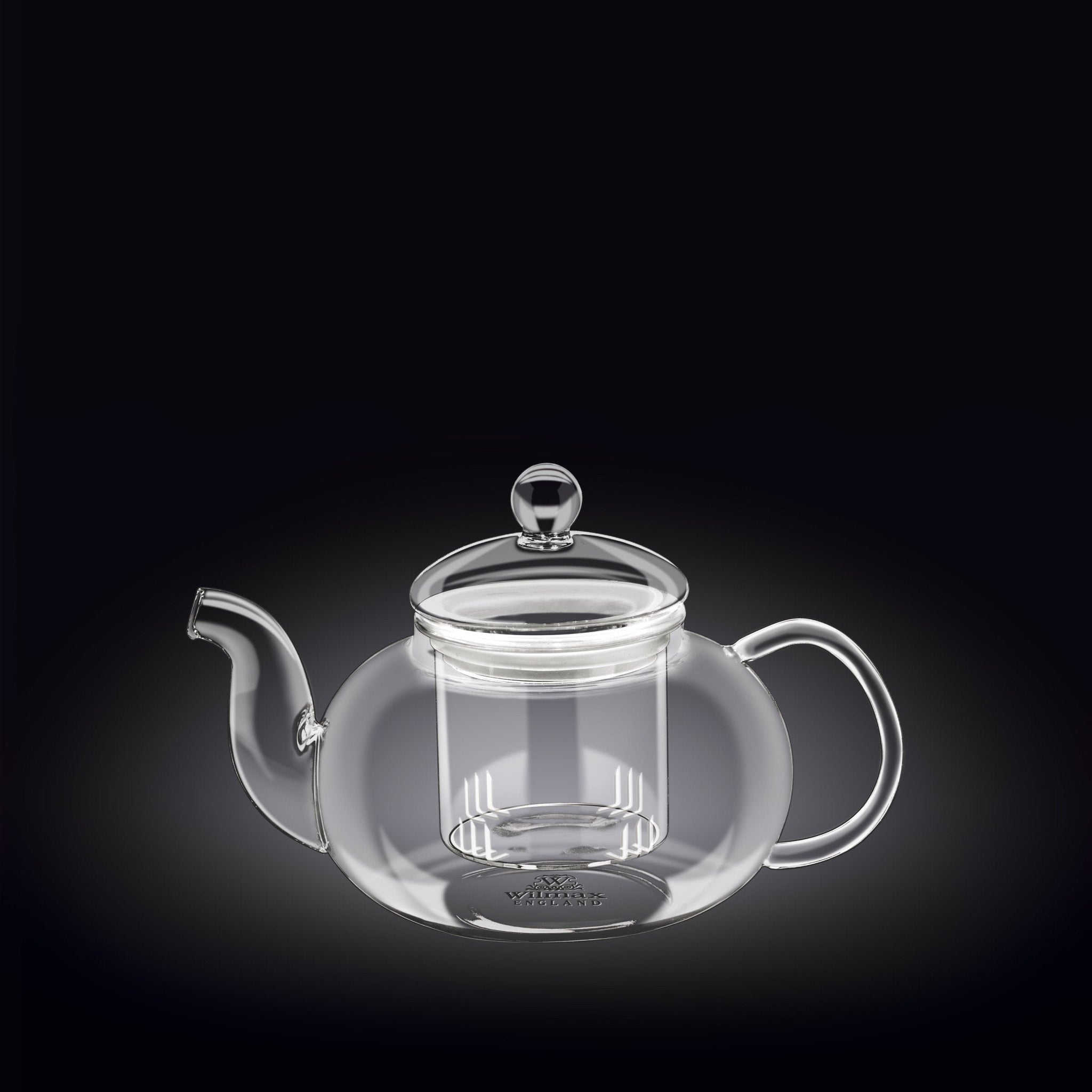 Thermo Glass Teapot 20 Fl Oz | High temperature and shock resistant by Wilmax Porcelain