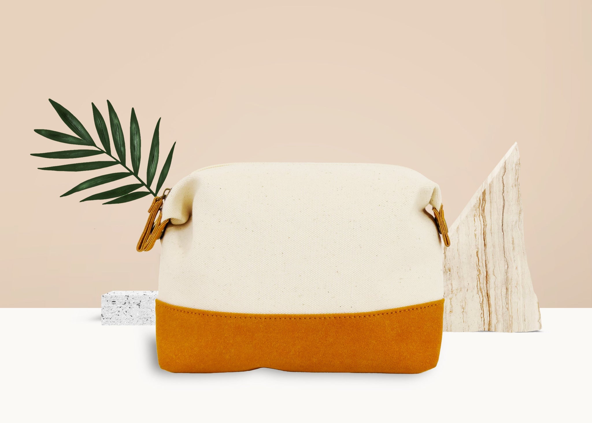 Travel Buddy Toiletry Bag - Bliss Curry/Cream by FourFour Co