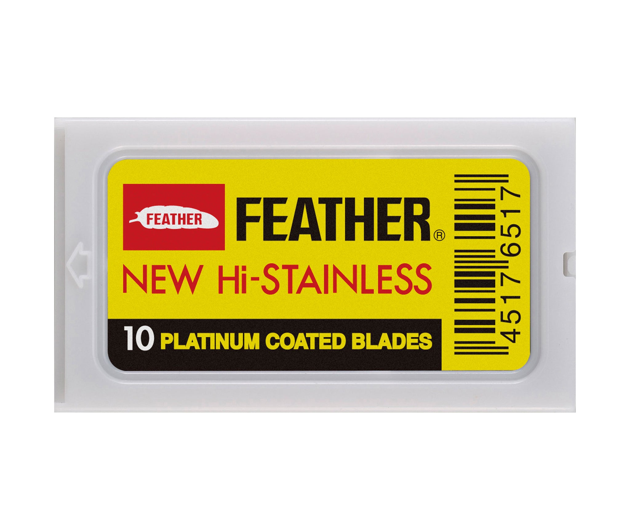 Safety Razor Blades:Feather Hi-Stainless (10pks)