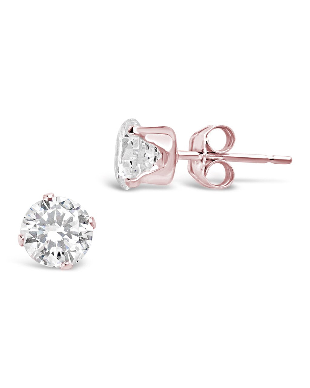 Sterling Silver CZ Stud Earrings by Sterling Forever