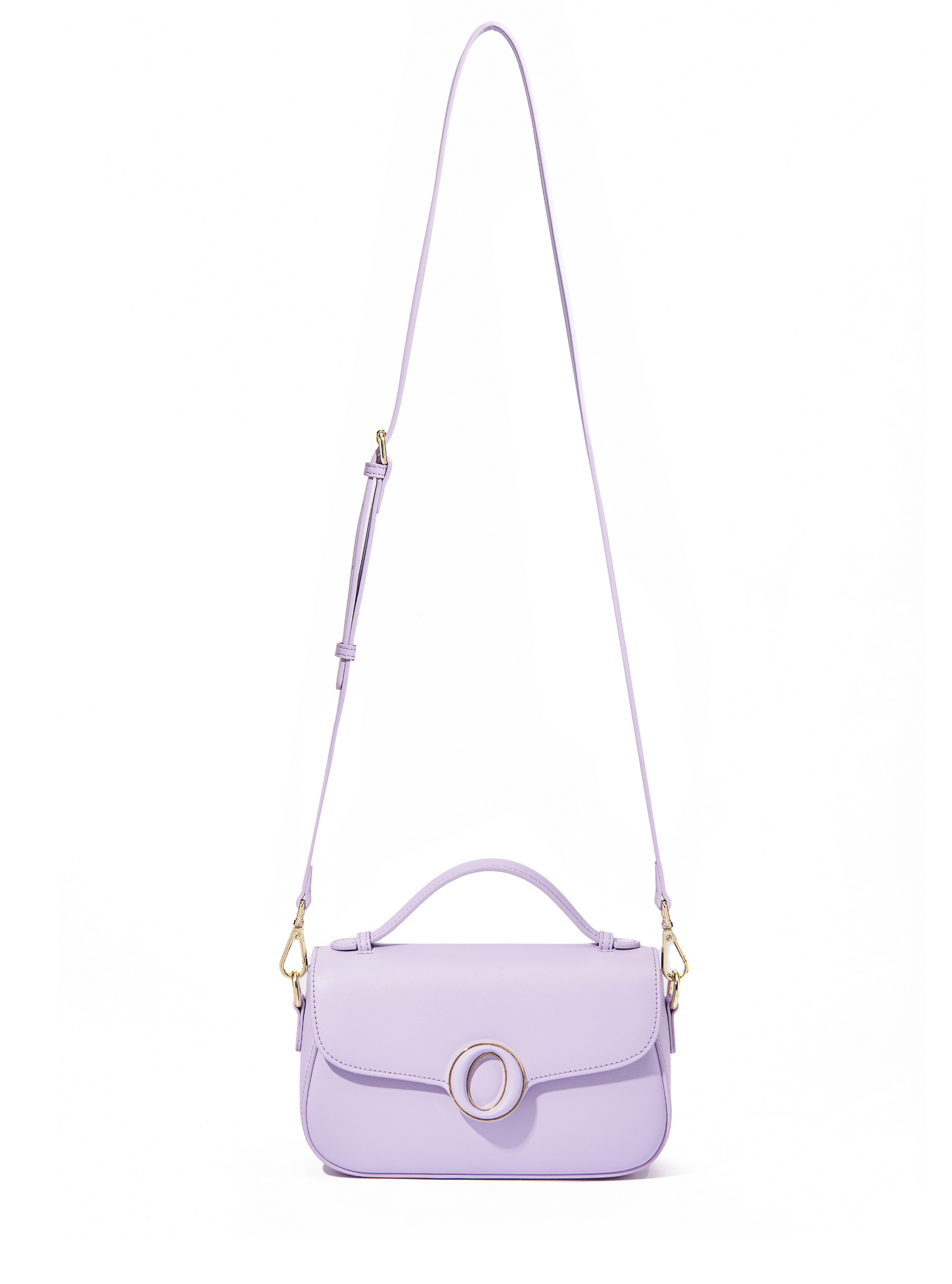Makoto Leather Bag, Purple by Bob Oré
