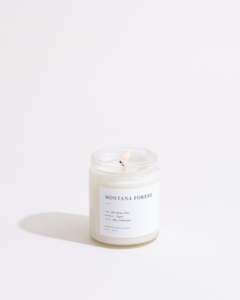 Montana Forest Minimalist Candle by Brooklyn Candle Studio