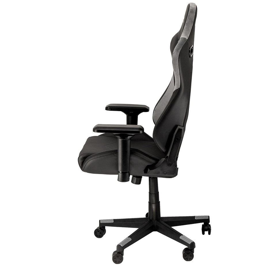 Modena Black and Grey Gaming Chair by Turismo Racing