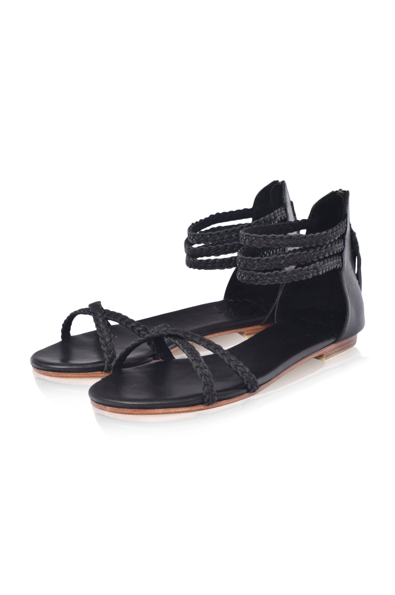 Calypso Thong Leather Sandals by ELF