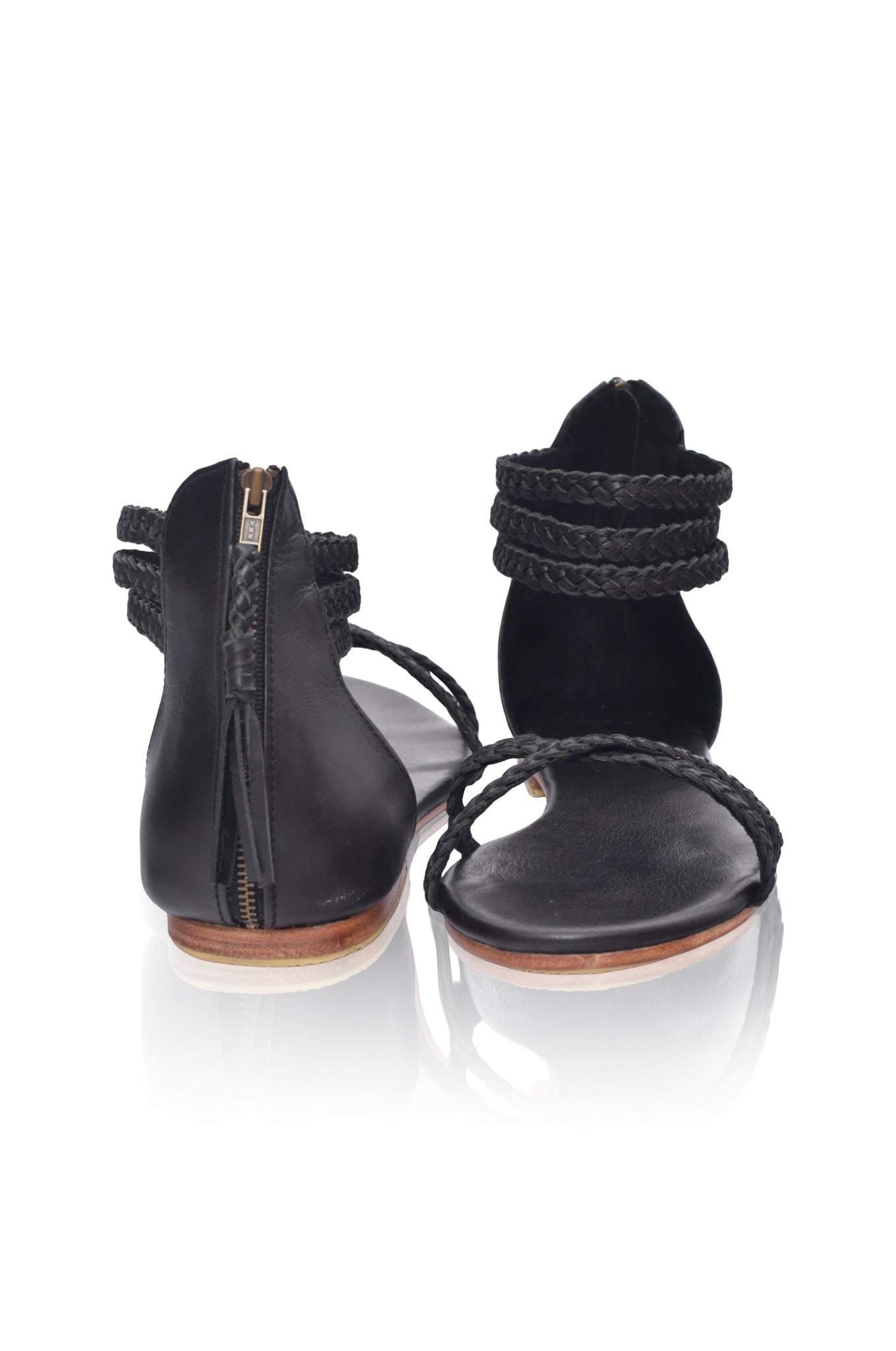 Calypso Thong Leather Sandals by ELF