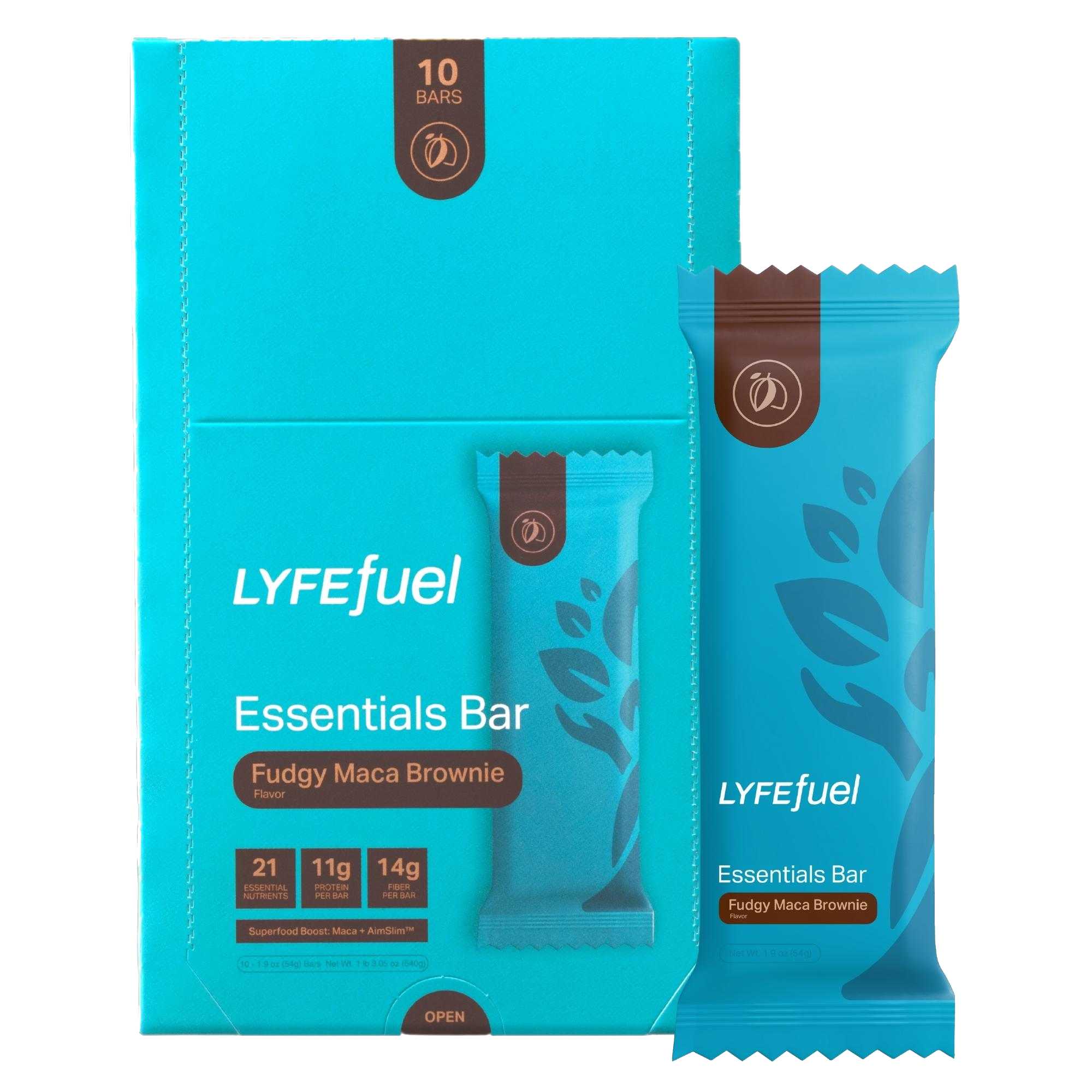 Essentials Bar (Fudgy Maca Brownie) by LyfeFuel
