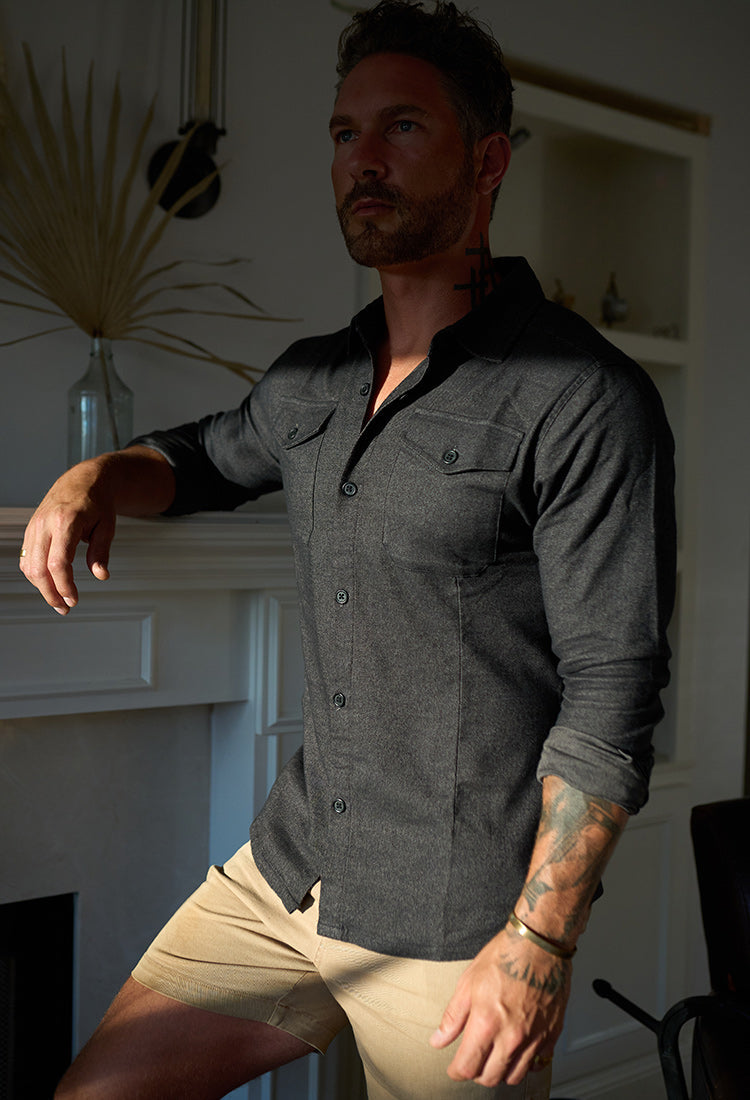 The Untucked Tailored SLIM Fit Button-Up Shirt by WESTON JON BOUCHÉR