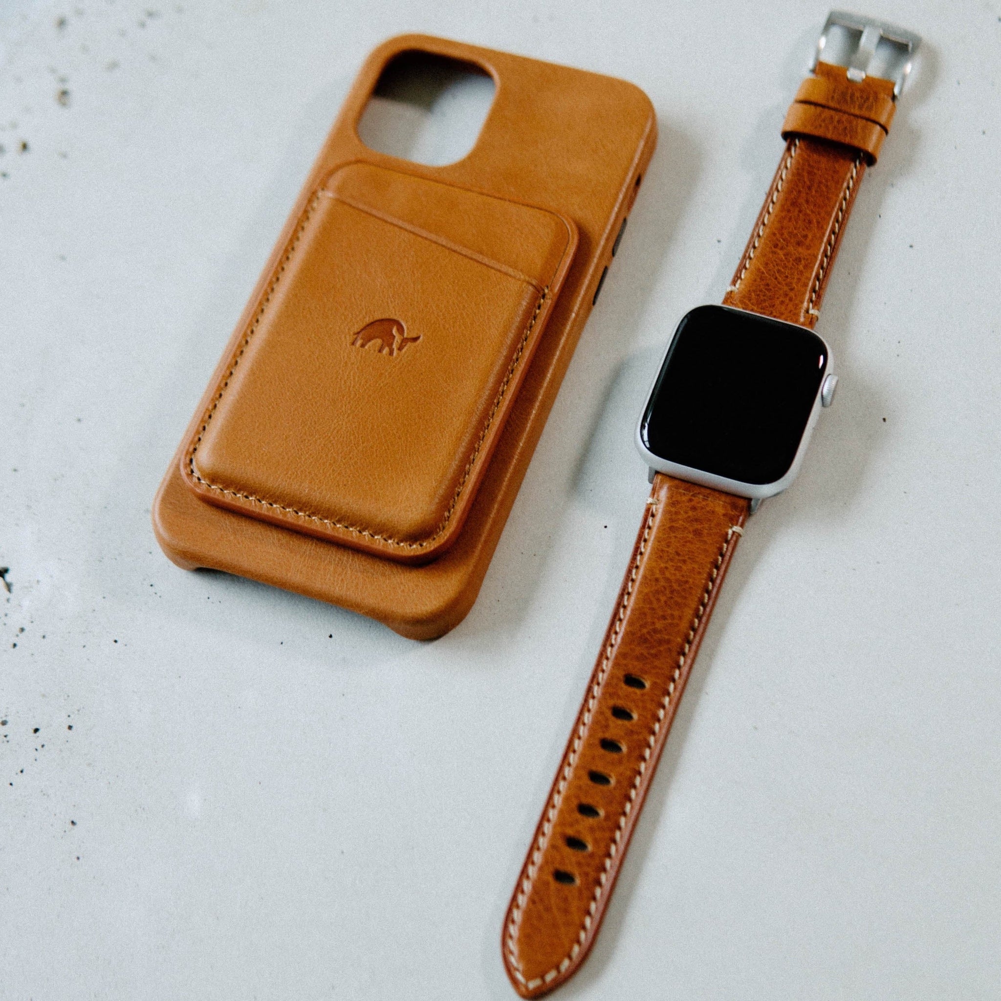 Leather Apple Watch Strap - Sienna by Bullstrap