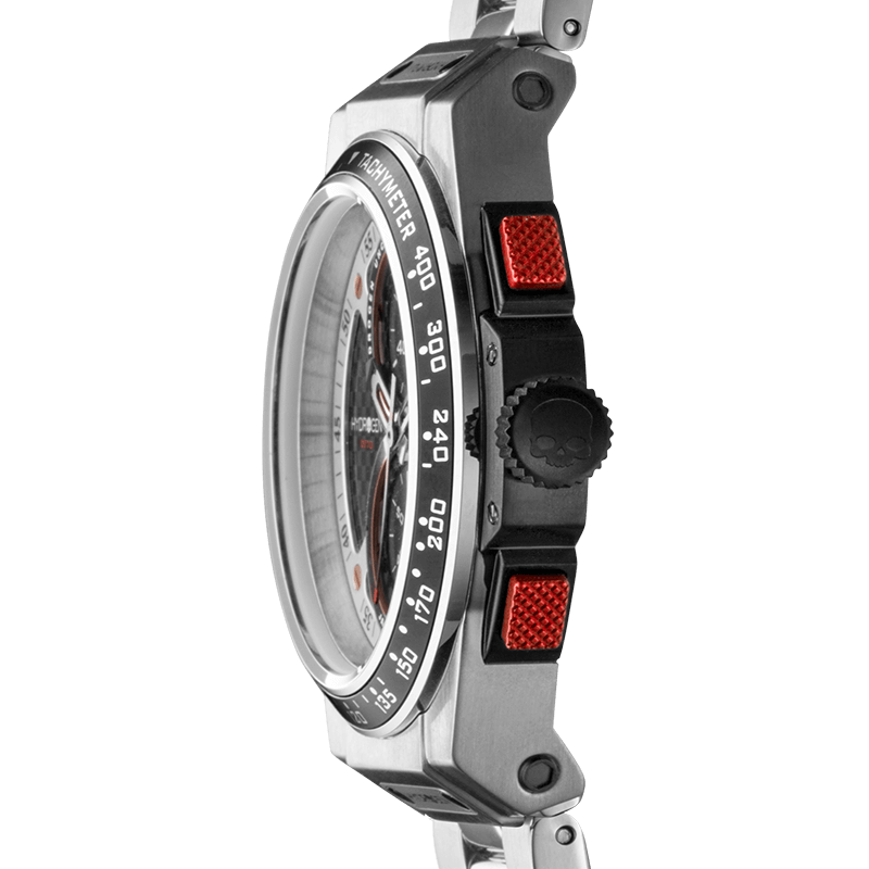 Otto Chrono Silver Bracelet by Hydrogen Watch