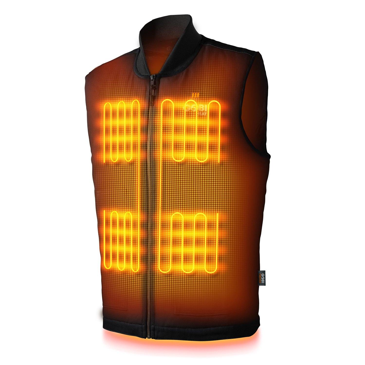 Ibex Mens Heated Workwear Vest by Gobi Heat