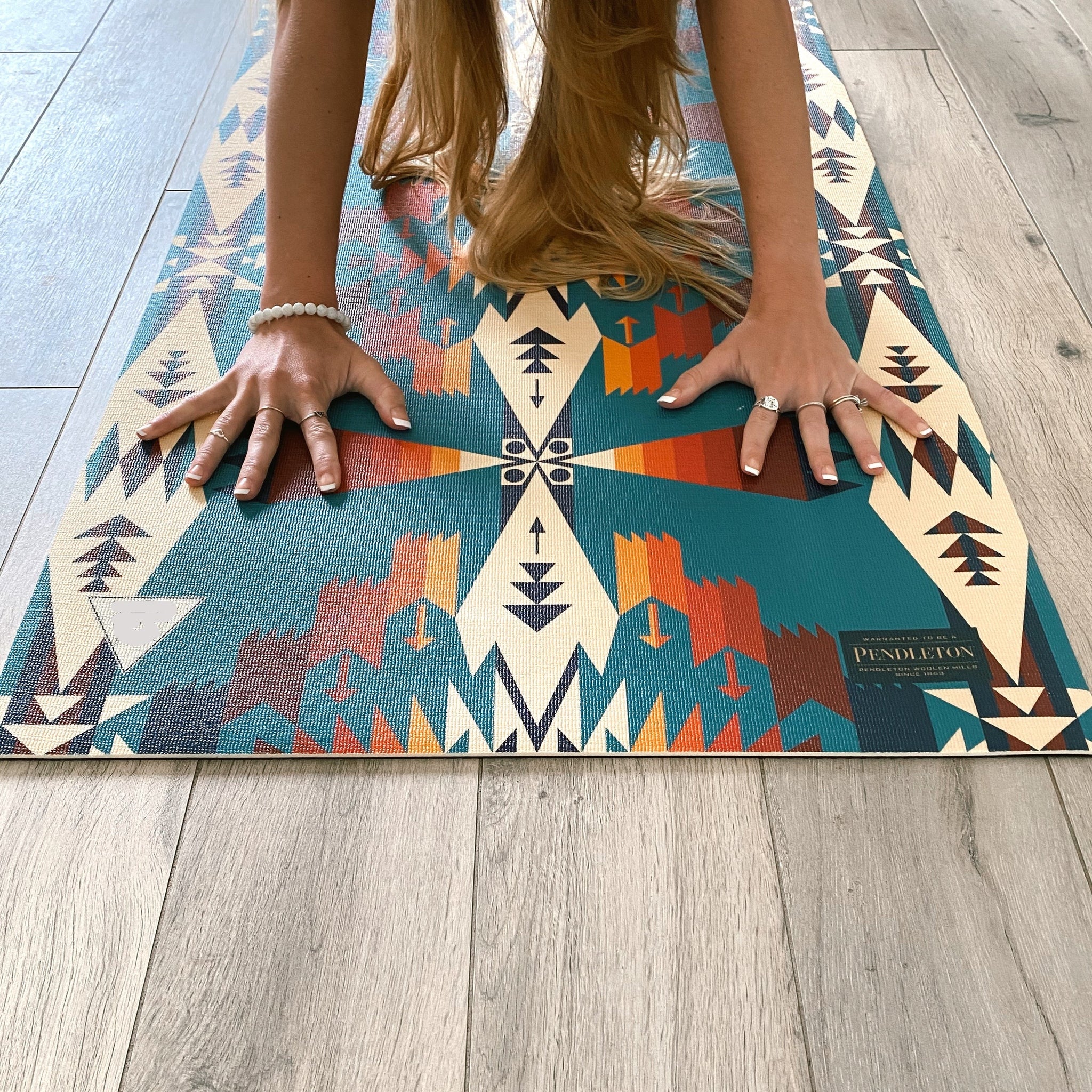 Ascend Yoga Mat Pendleton Tucson Turquoise Mat by Yune Yoga