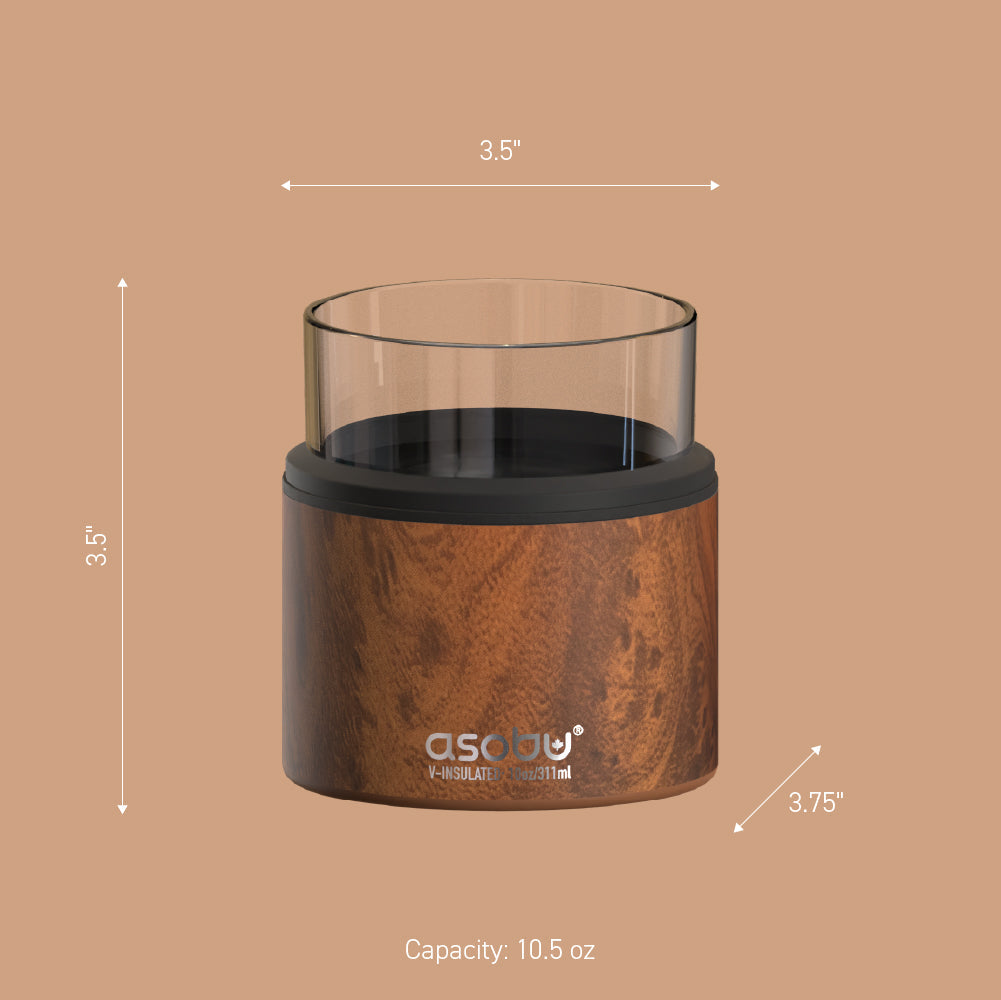 Wood Whiskey Insulated Sleeve by ASOBU®