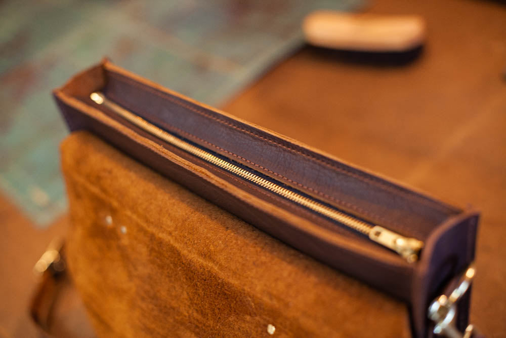 Leather Messenger Bag by Sturdy Brothers