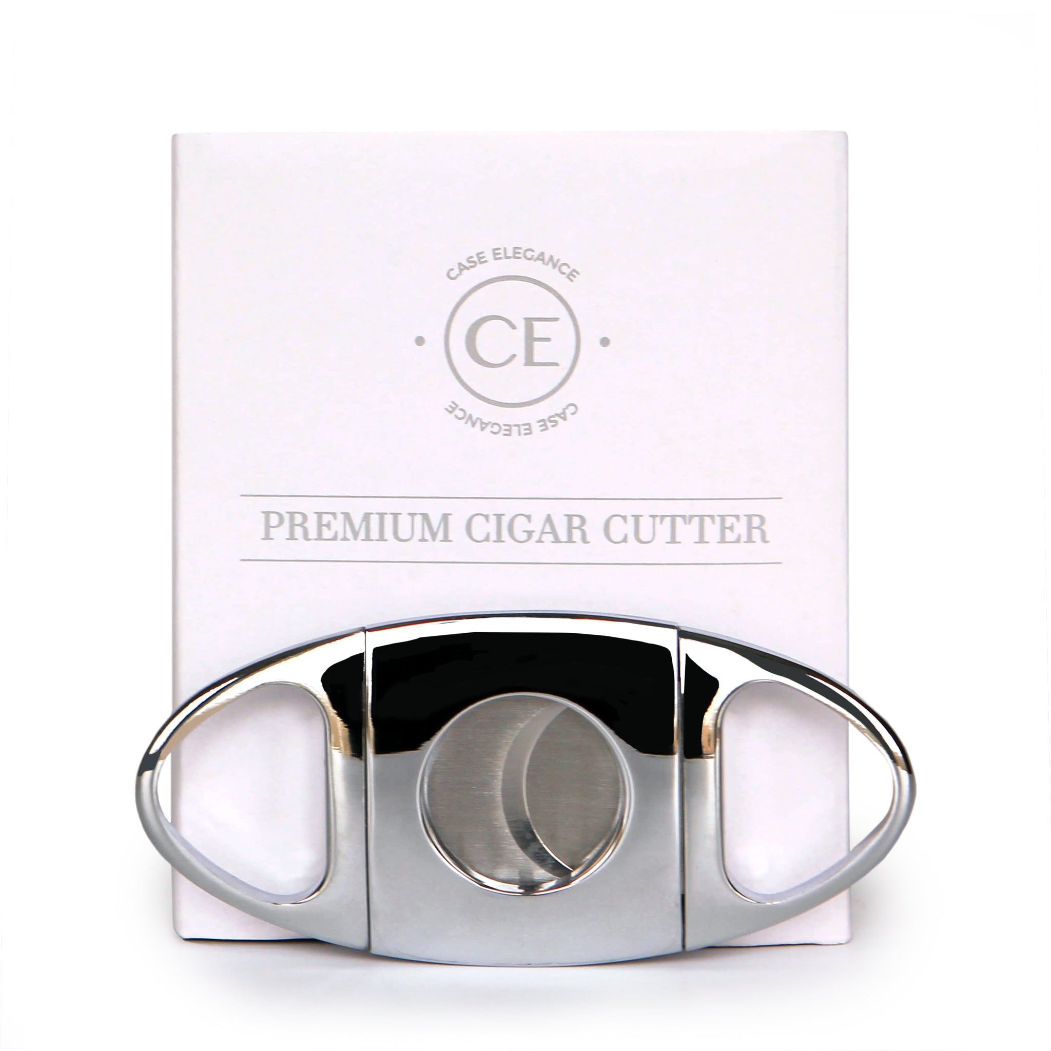 Klaro Chrome Cigar Cutter by Case Elegance