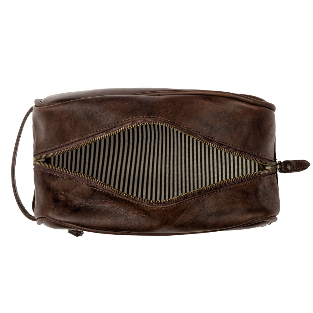 Benjamin Leather Toiletry Wash Bag by Mission Mercantile Leather Goods
