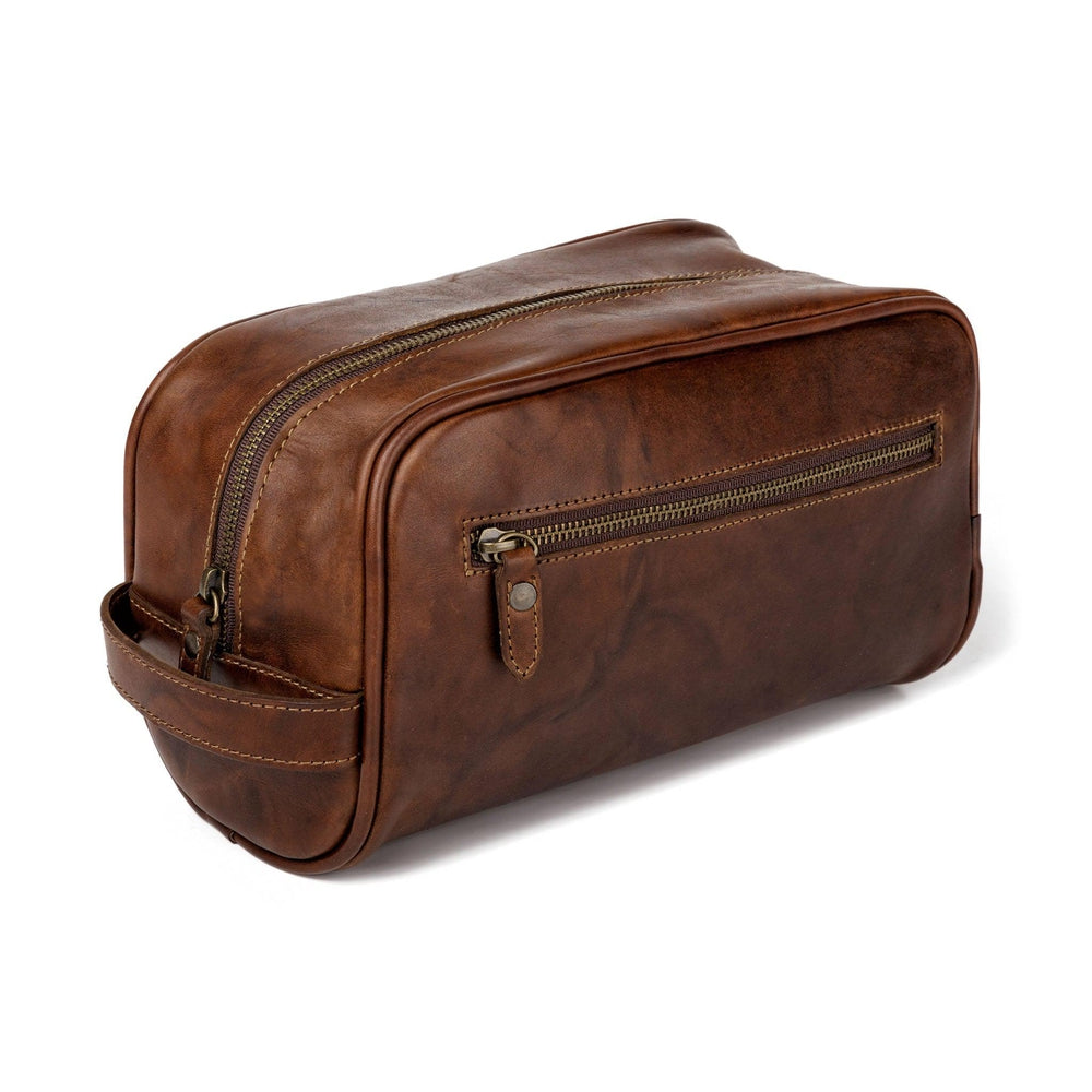 Benjamin Leather Toiletry Wash Bag by Mission Mercantile Leather Goods