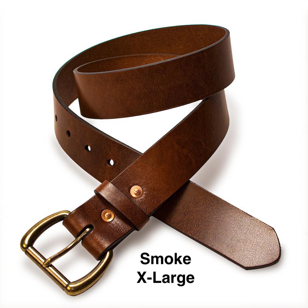 Heritage Leather Men's Belt by Mission Mercantile Leather Goods