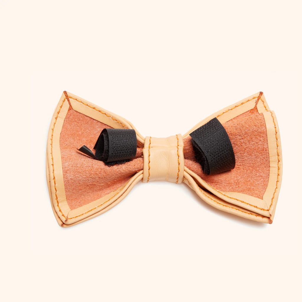Signature Leather Removable Bowtie by Genuine Canine