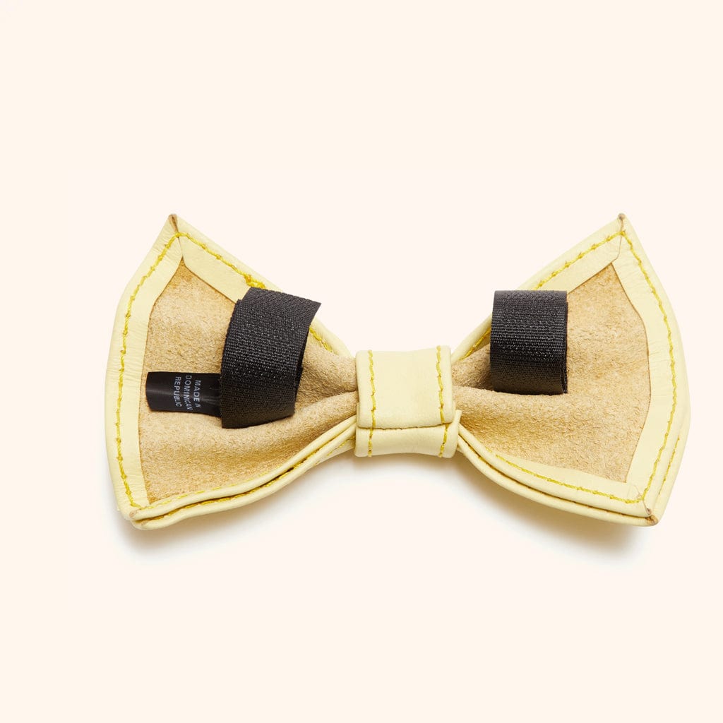 Signature Leather Removable Bowtie by Genuine Canine