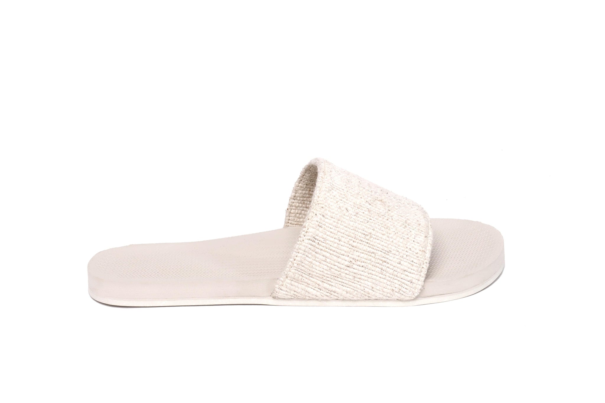 Men’s Slide Recycled Pable Straps - Natural/Sea Salt by Indosole