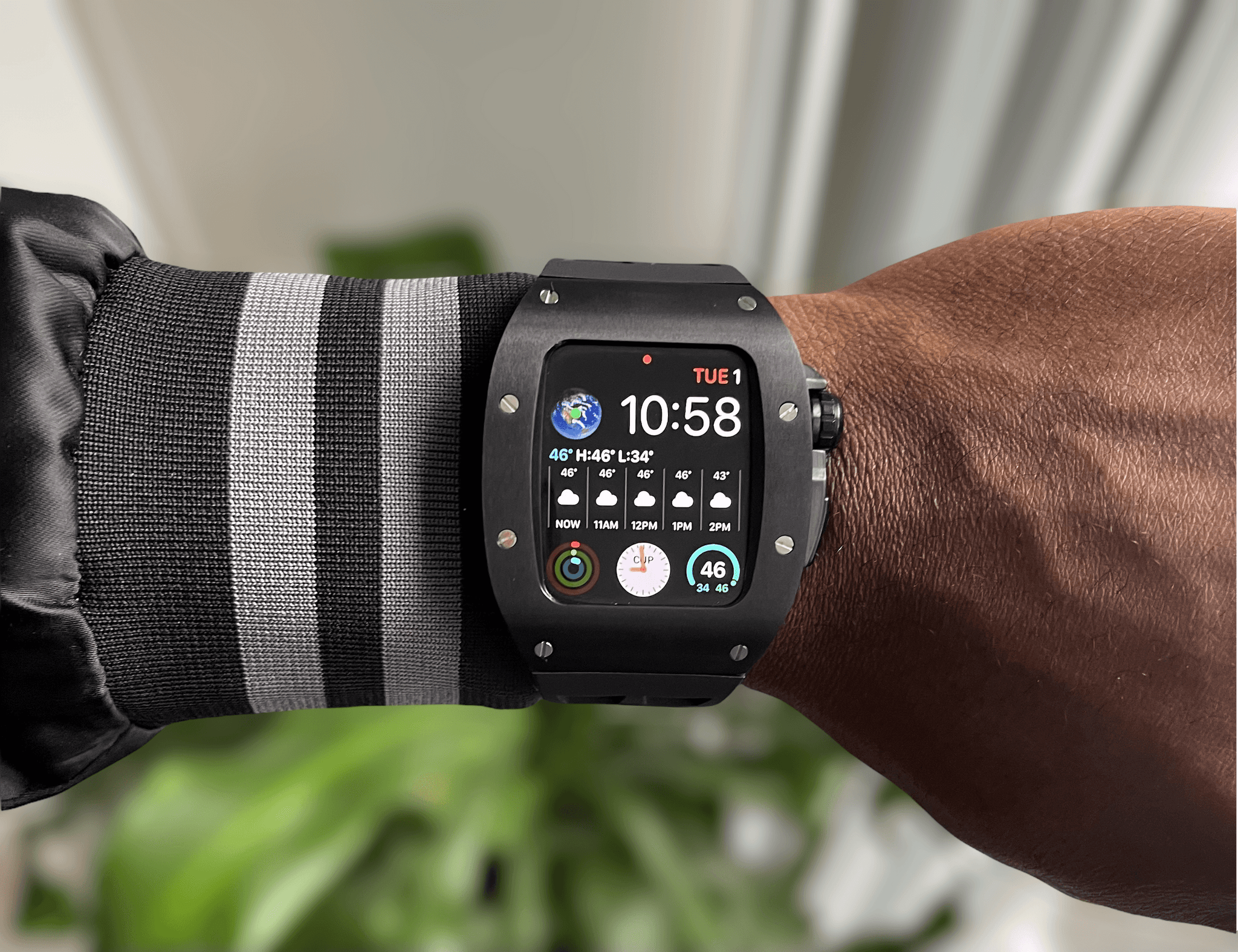 All black Smartwatch Sports case by ASOROCK WATCHES