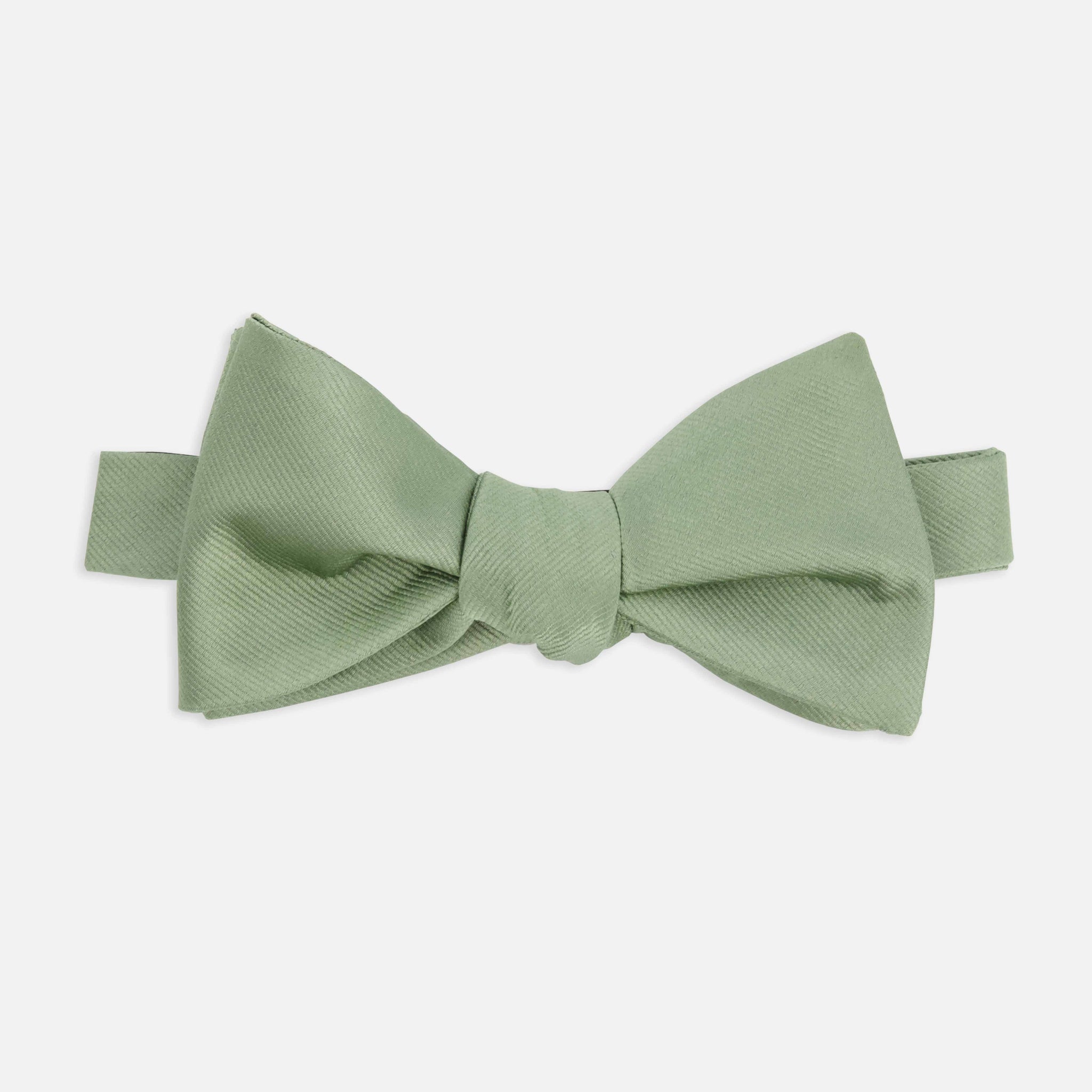 Grosgrain Solid Sage Green Bow Tie by Tie Bar