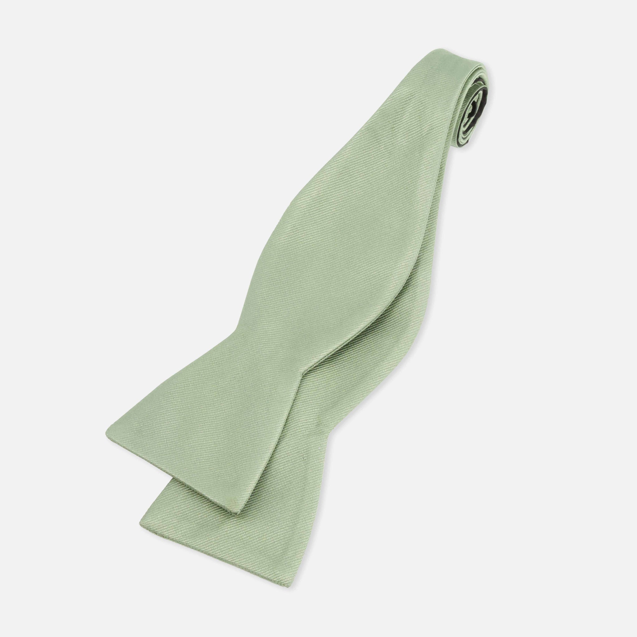 Grosgrain Solid Sage Green Bow Tie by Tie Bar