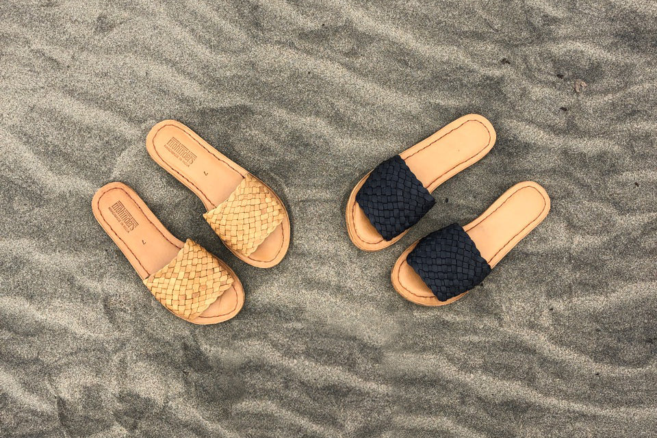 Woven Sandal in Charcoal by Mohinders