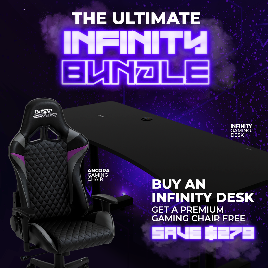 Infinity Desk and Chair Promotion by Turismo Racing