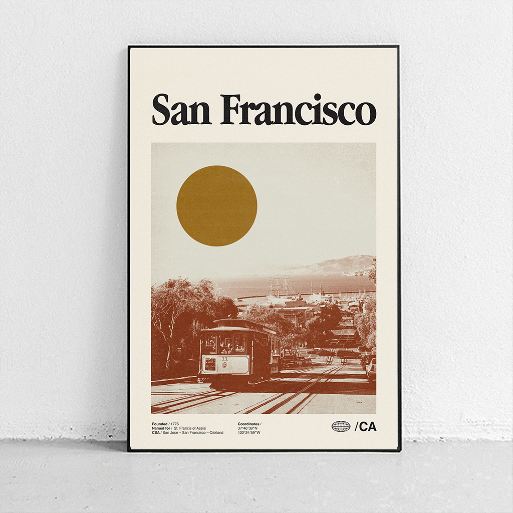 San Francisco, California by Sandgrain Studio
