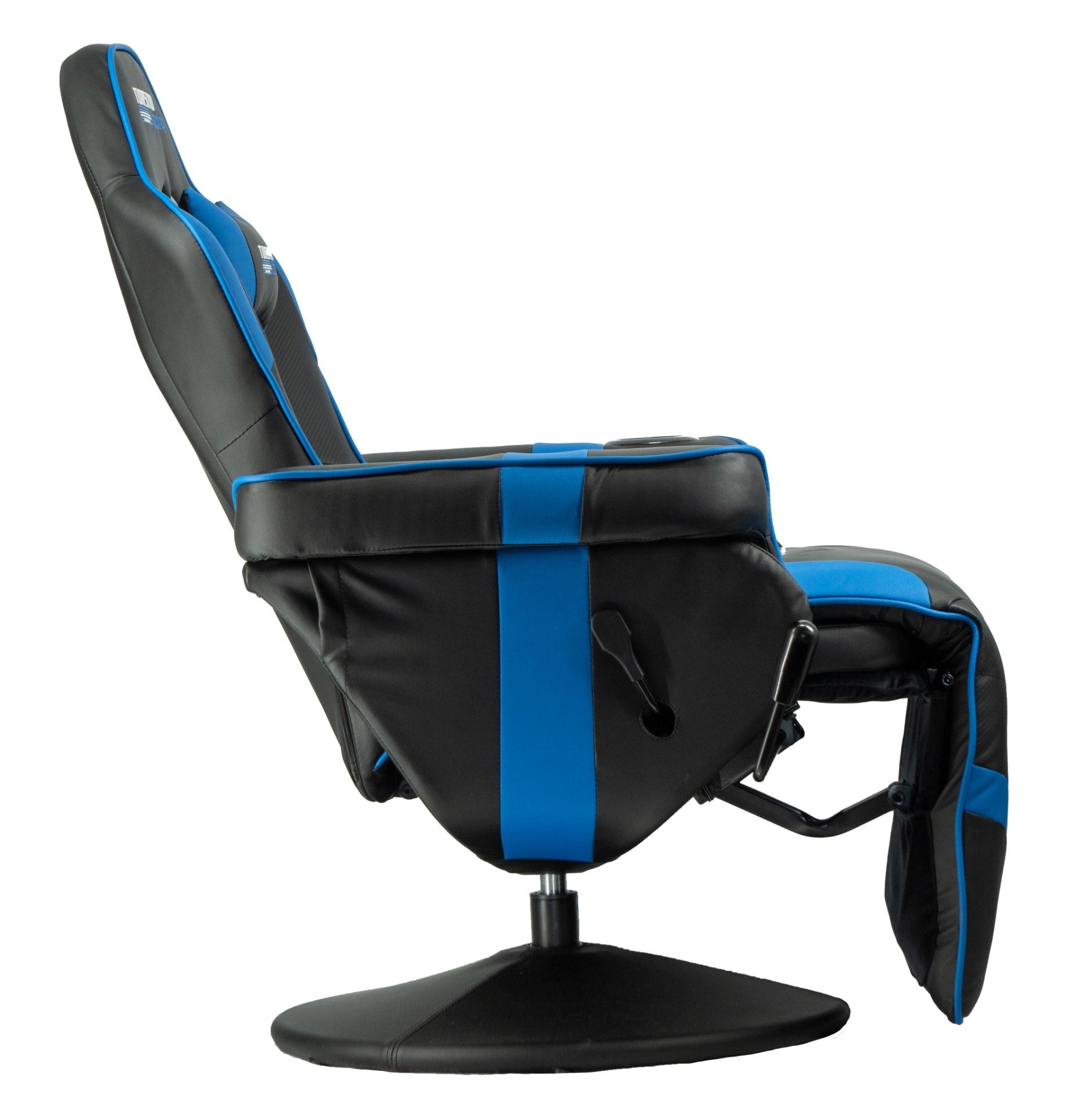 Blue Stanza Gaming Recliner by Turismo Racing
