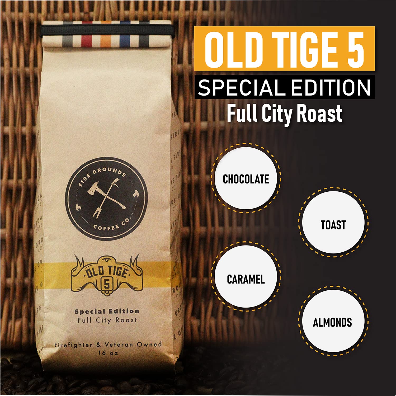 Old Tige 5 (Full City Roast) by fire grounds coffee company