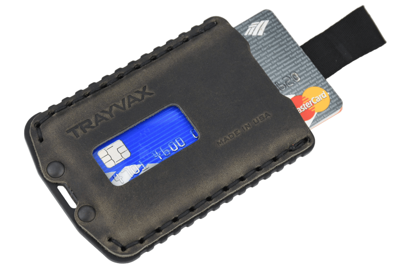 Ascent Wallet - Black Steel Grey by Trayvax Enterprises
